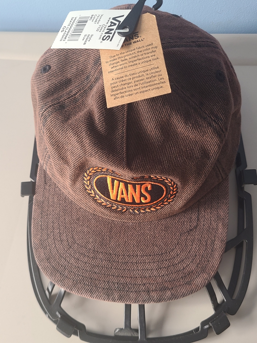 Vans Men's Brown Corduroy Patch Cap